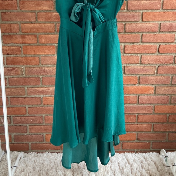 Petal & Pup Amanda Hi Lo Tie Front Dress - Picture 6 of 6